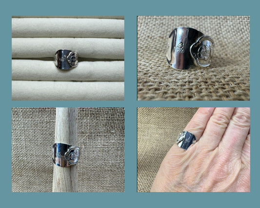 RING: STAMPED SPOON RING