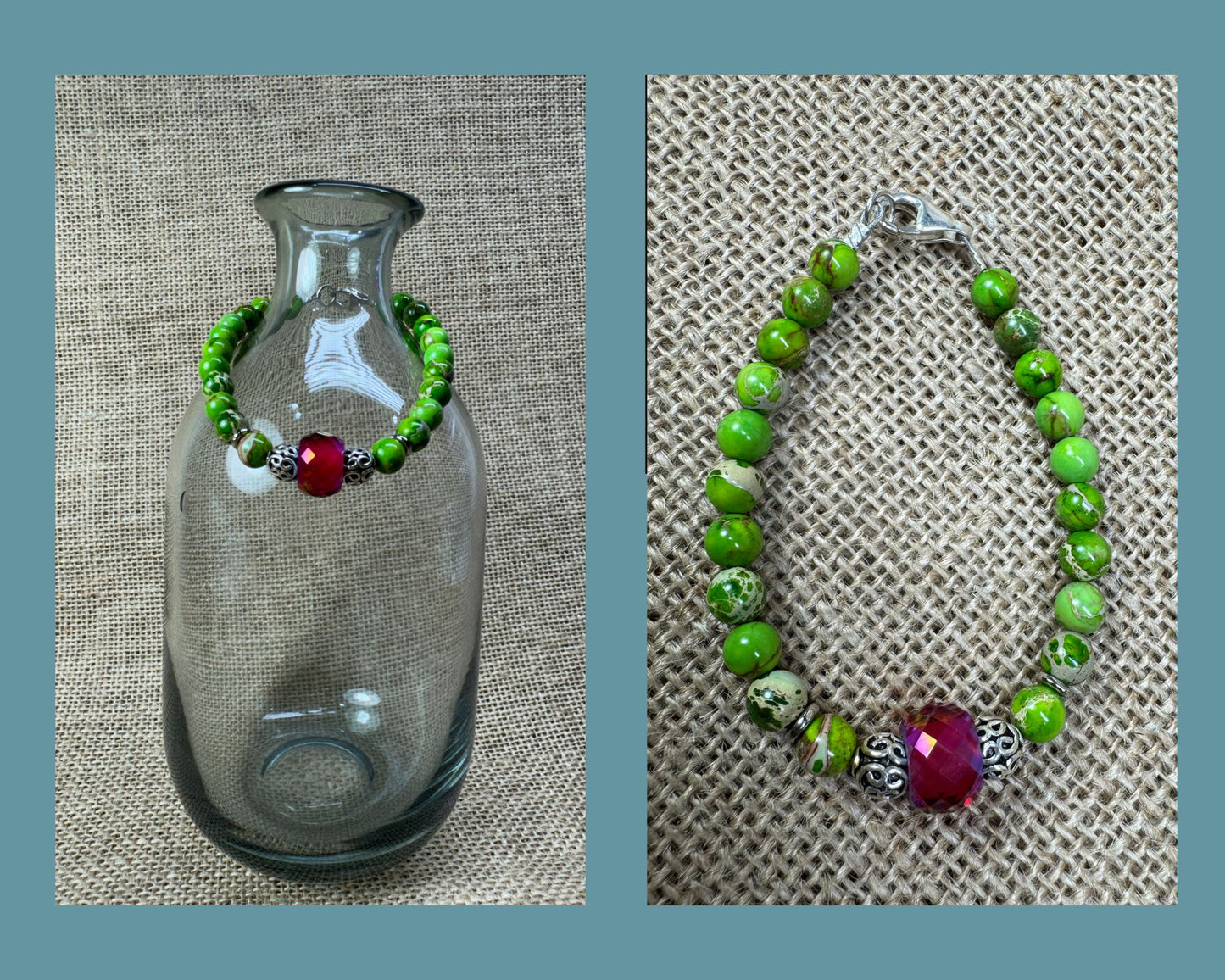 BRACELET: APPLE GREEN JASPER