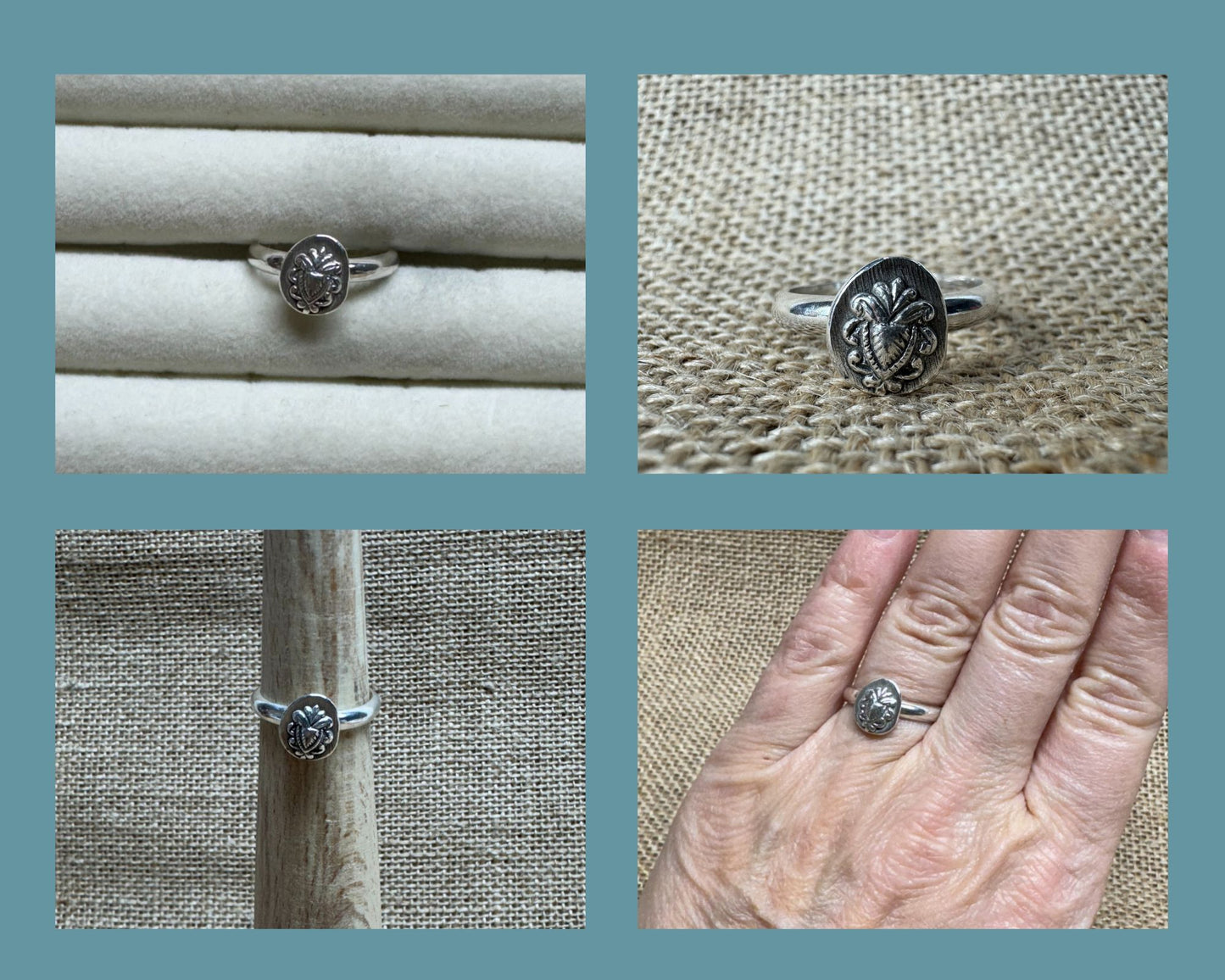 RING: PRESSED FLOWER
