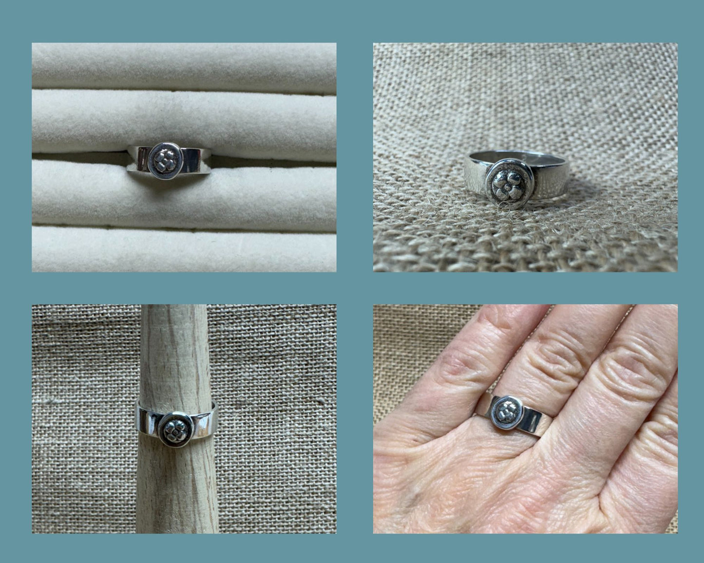 RING: PRESSED FLOWER