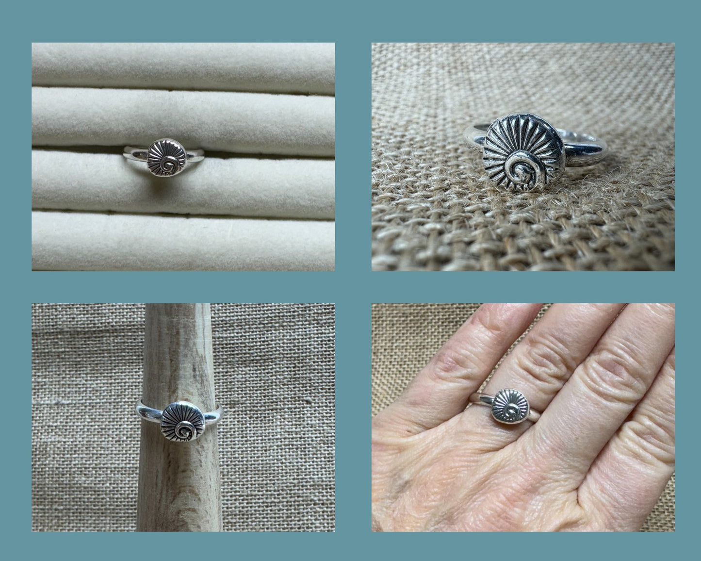 RING: PRESSED SWIRL