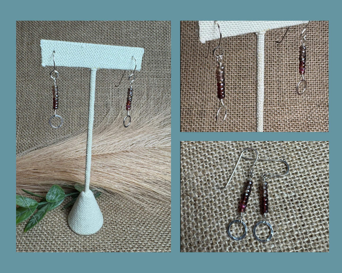 EARRINGS: SAPPHIRE