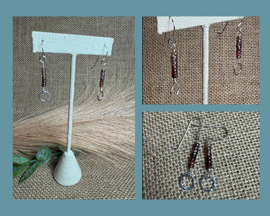 EARRINGS: SAPPHIRE