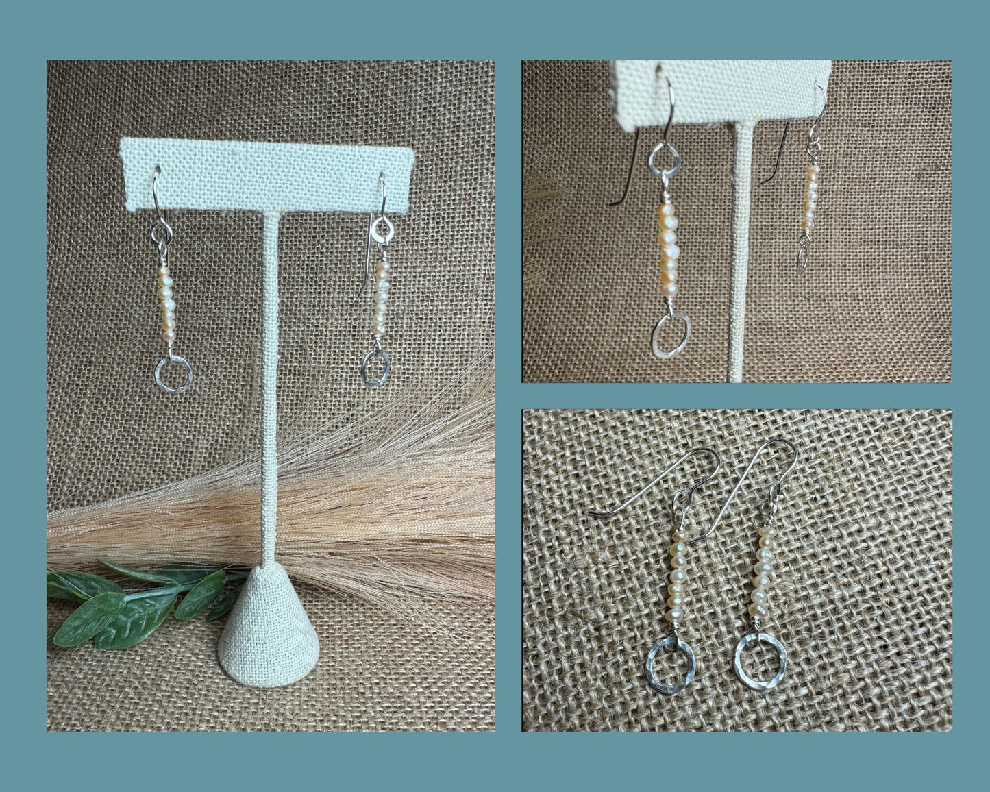 EARRINGS: FRESH WATER PEARLS