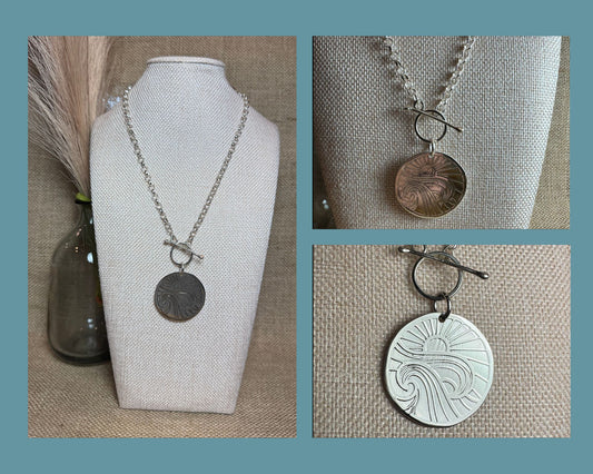 NECKLACE: SUN AND WAVES