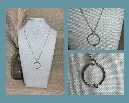 NECKLACE: SILVER TWIST