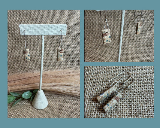 EARRINGS: JASPER