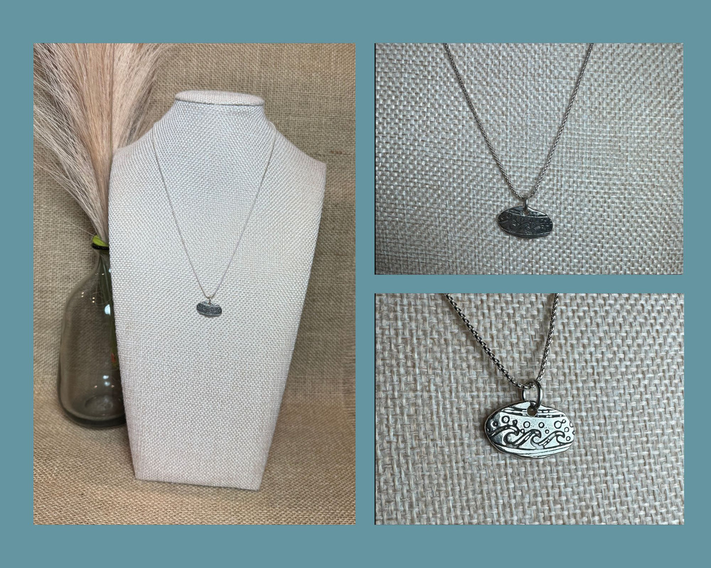 NECKLACE: THREE LITTLE WAVES