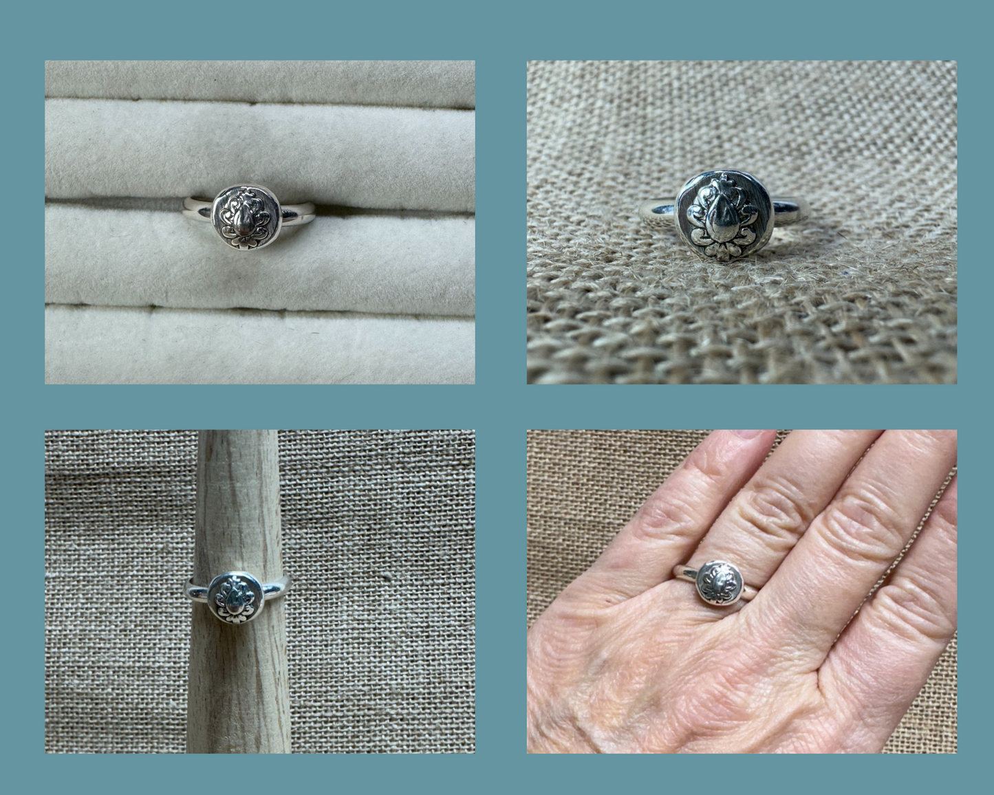 RING: PRESSED FLOWER