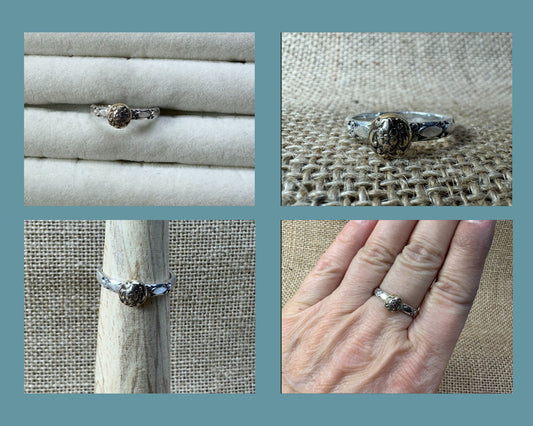 RING: PRESSED FLOWER