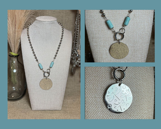 NECKLACE: THREE LITTLE DRAGONFLIES