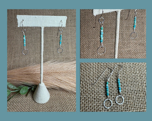 EARRINGS: TURQUOISE