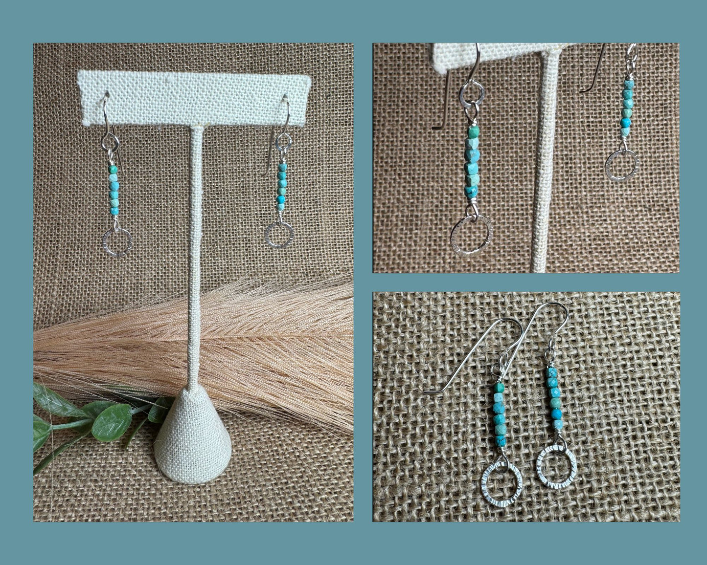 EARRINGS: TURQUOISE